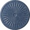 Ekena Millwork Leandros Ceiling Medallion (Canopies up to 5"), 33 1/8"OD x 3 1/2"ID x 1 3/8"P, Americana Crackle CM33LEAMC - alternate 1